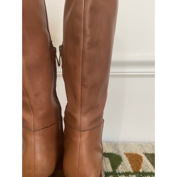 Sam Edelman Joelle Boots mid brown  knee high size 7.5 - Picture 9 of 13